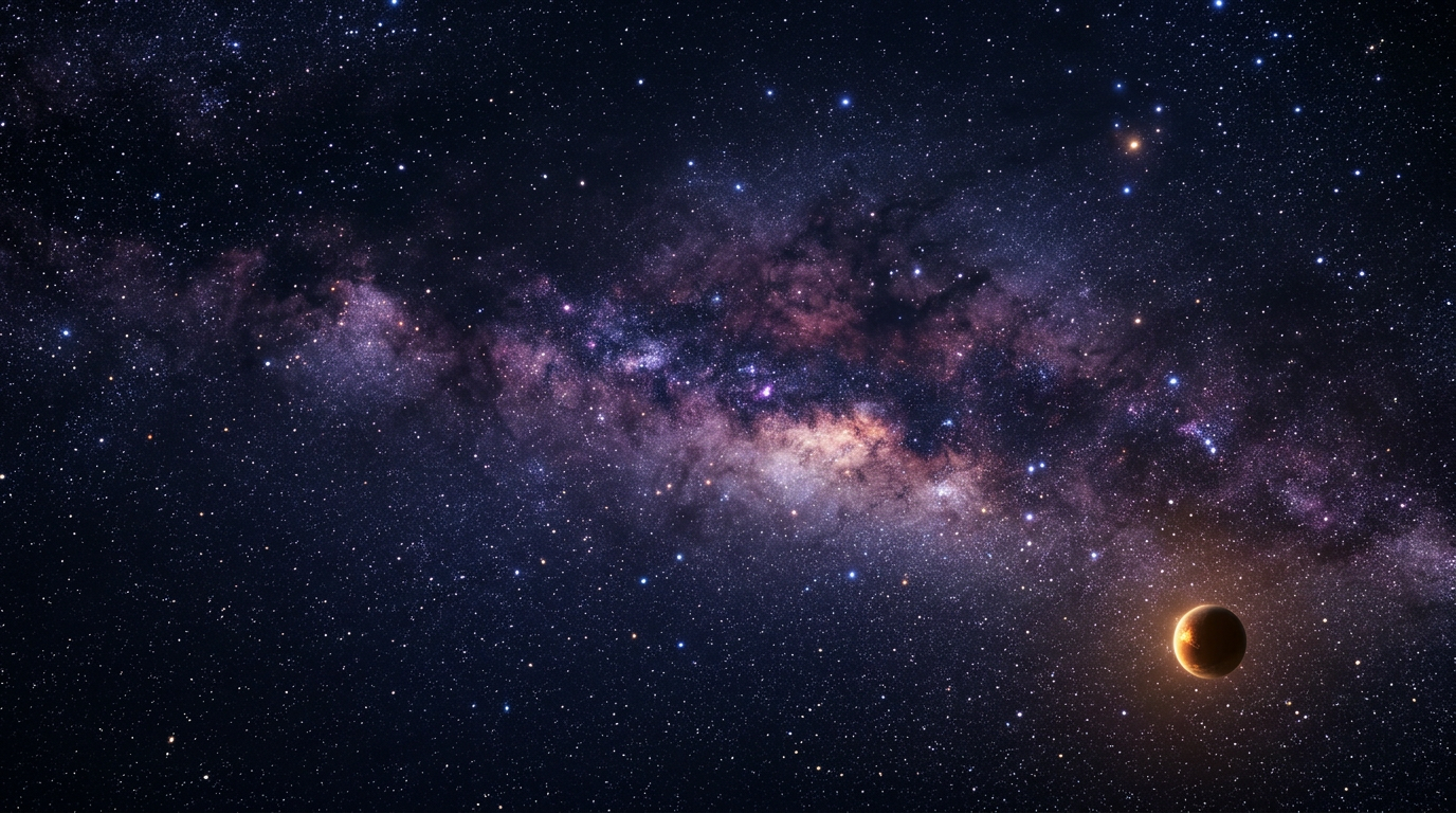 Deep space nebula backdrop